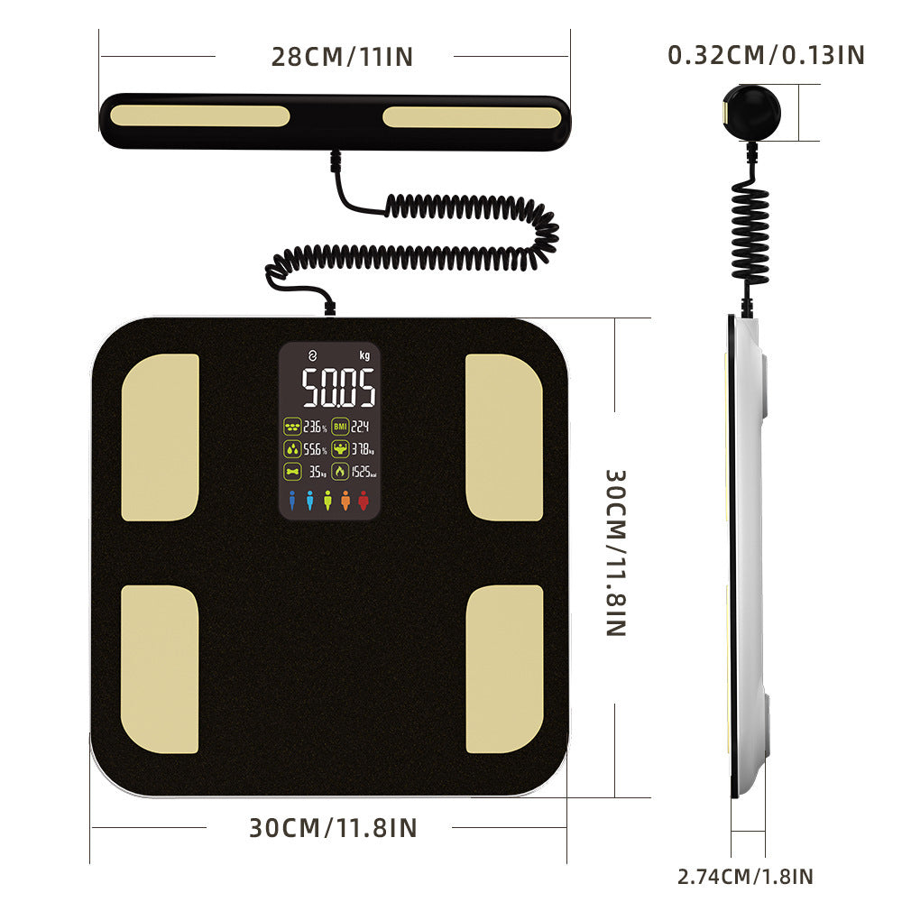 High-Grade Eight-electrode Body Fat Scale